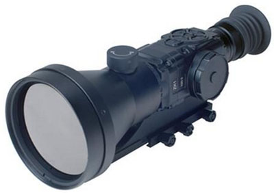 Night vision thermal riflescope