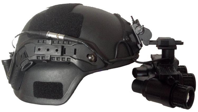 Helmet-mounted GPNVG Ground Panoramic Night Vision Goggle
