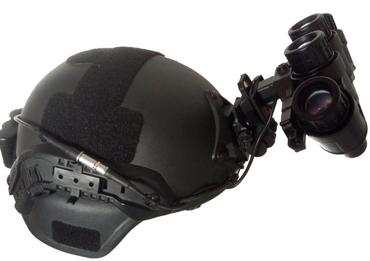The Ground Panoramic Night Vision Goggle (GPNVG) is a wide field-of-view, helmet-mounted Image Intensified (I2) night vision device with white phosphor tube
