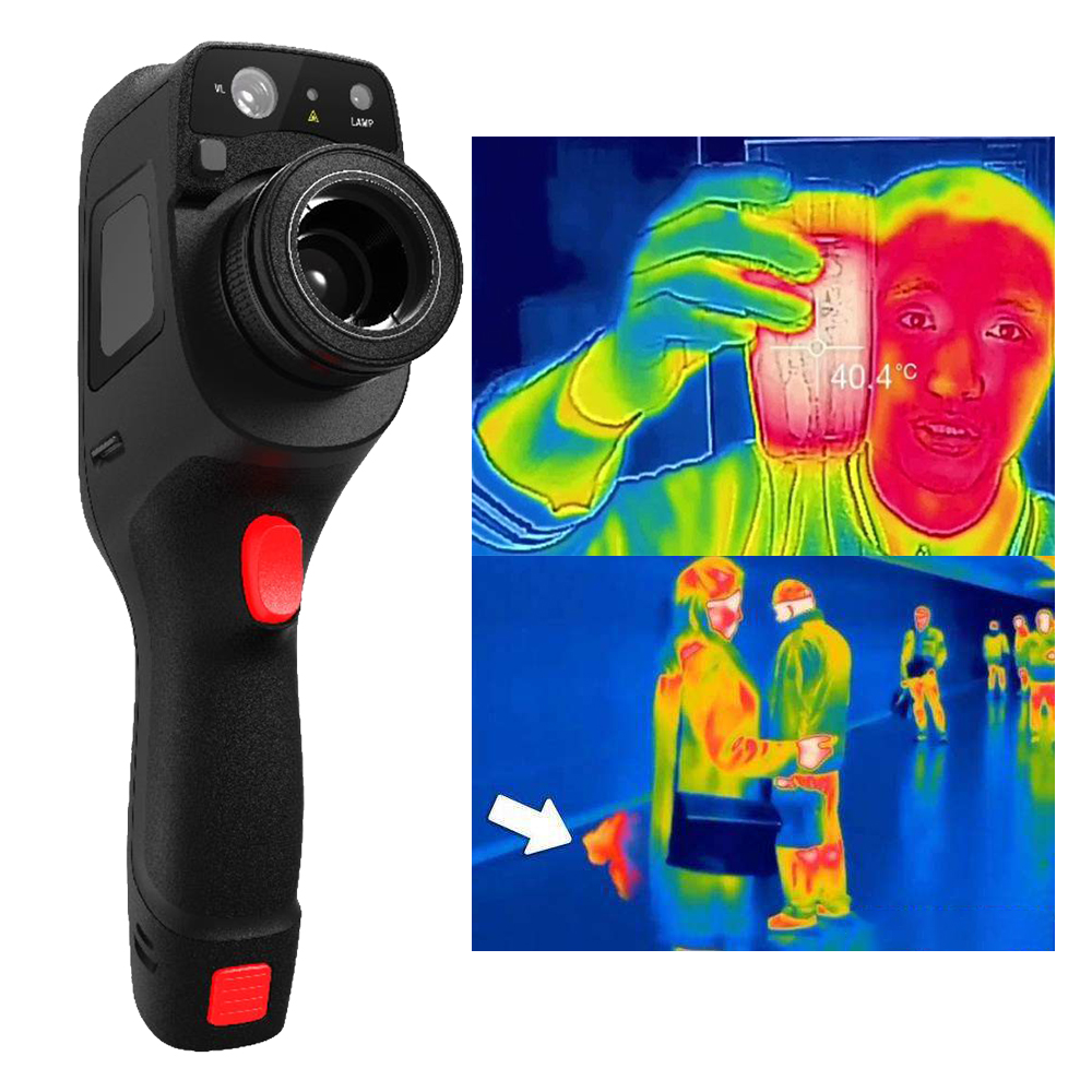 Handheld infrared thermal imaging camera for temperature measurement 