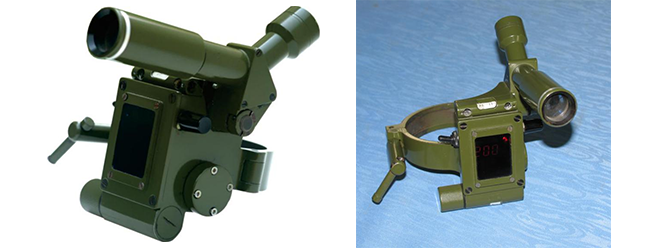  Mortar electronic sighting instrument