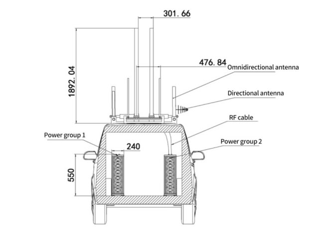 Multi-task application vehicle jam system