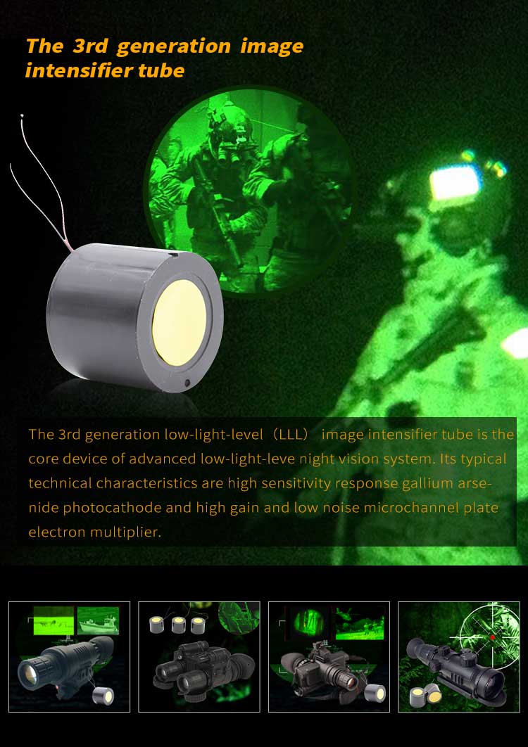 Gen 3 Autogated Green Phosphor Individual Intensifier Tube
