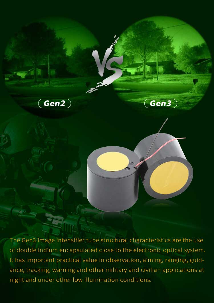 Gen 3 Image Intensifier Tube White Phosphor