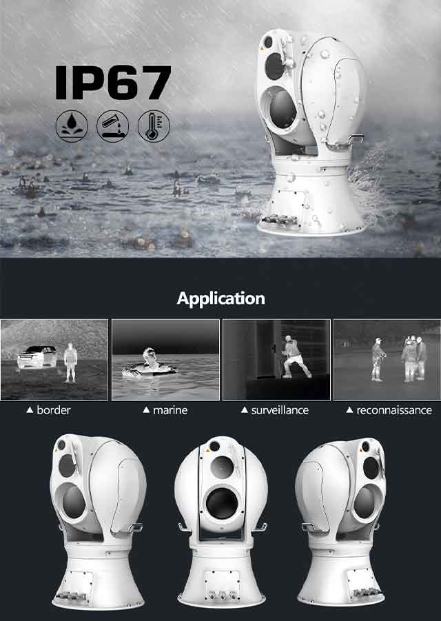 Thermal imaging cameras day night surveillance