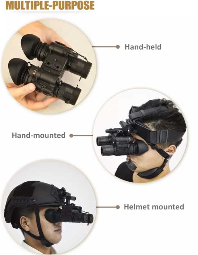 NVGB Military Waterproof Helmet Mounted Night Vision Binocular