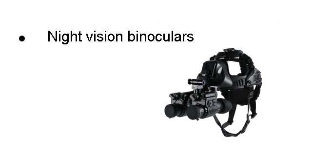 Night vision binoculars