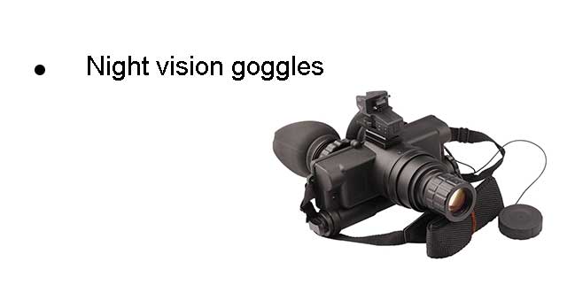 Night vision goggles