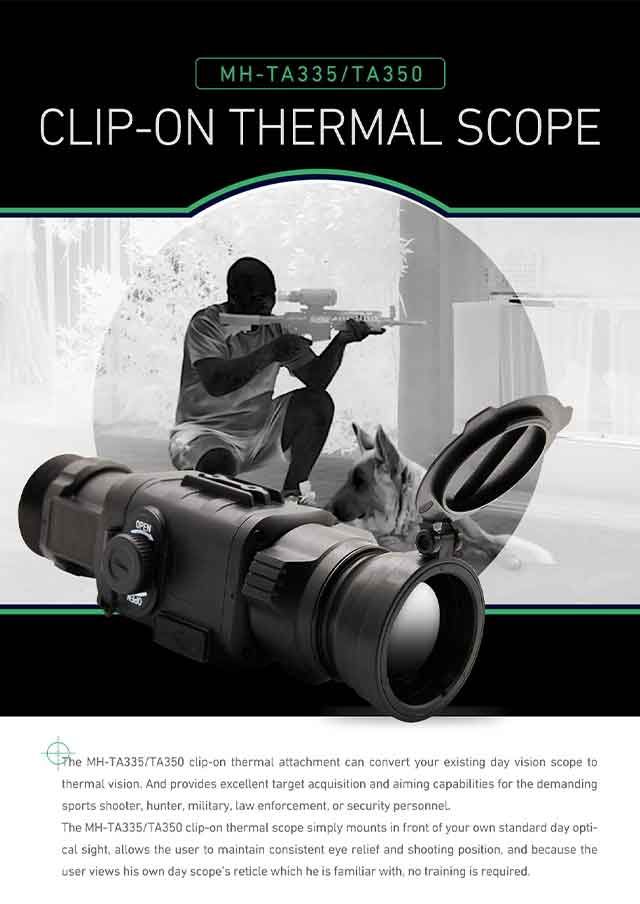 Clip-on thermal scope