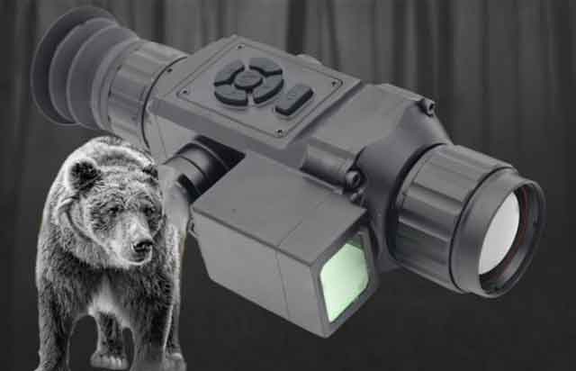 Night vision thermal weapon sight with laser rangefinder