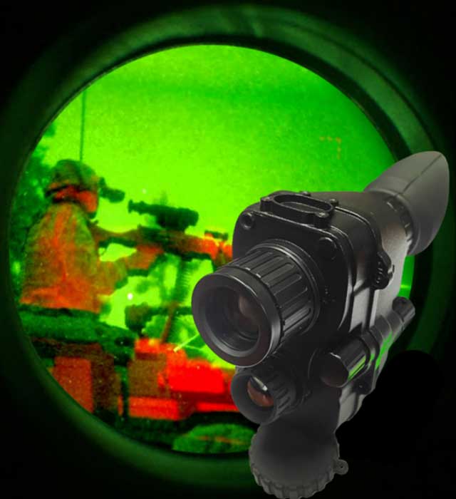 Helmet mounted fused thermal & night vision monocular