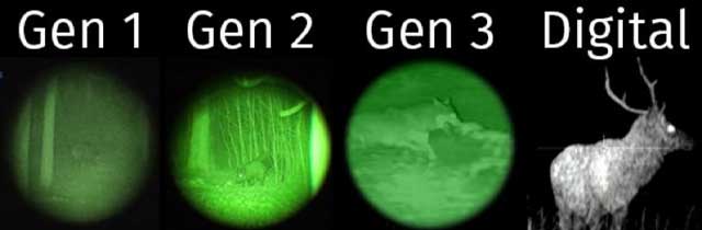 Gen 3 image intensifier tubes