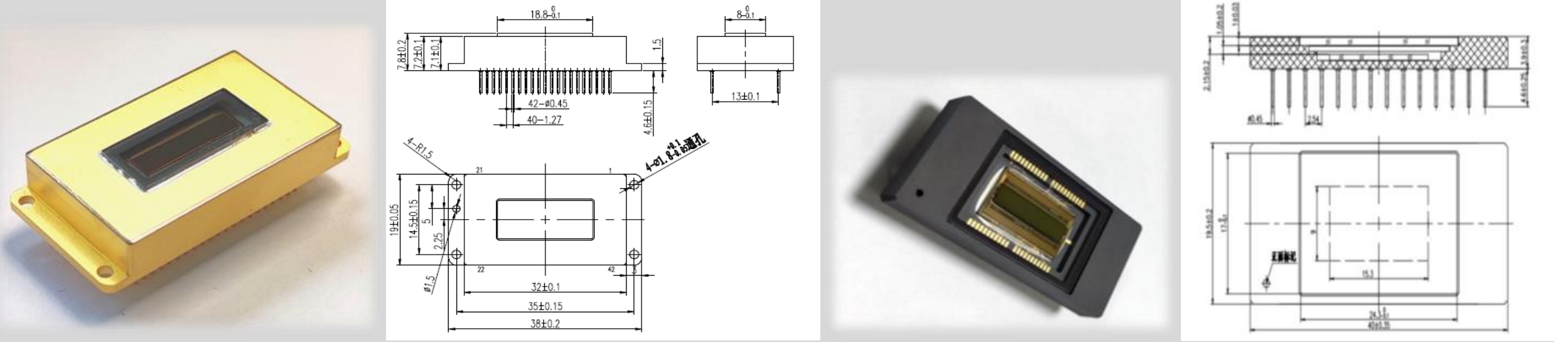 InGaAs Short Wave Infrared LineScan Detector