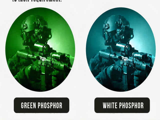 green/white phosphor