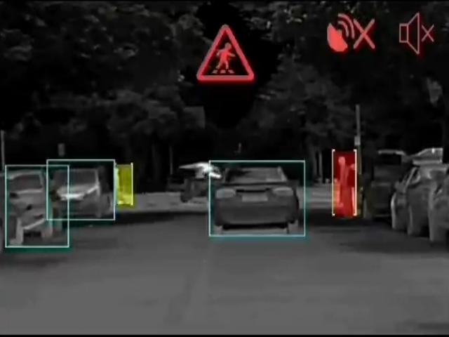 Pedestrian identify AI control box