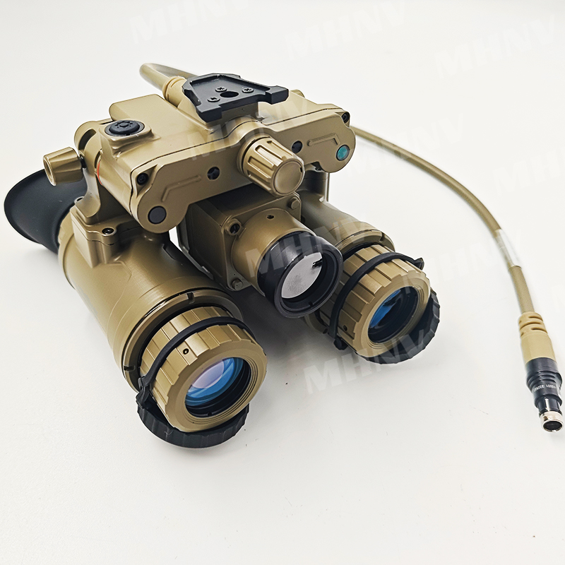 MHNV-F-PVS31（fusion Binocular） Thermal Fused Binoculars： Gen2+ White Phosphor Night Vision and 640×512 Thermal