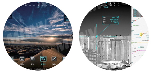 640*512px thermal binoculars
