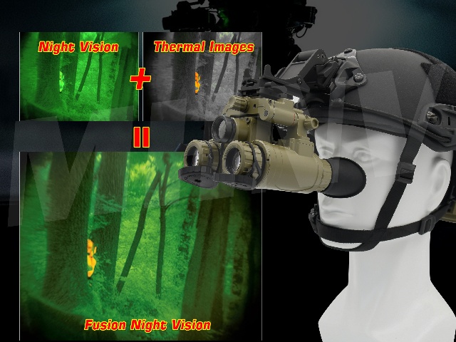 NIGHT VISION THERMAL VISION FUSION VISION