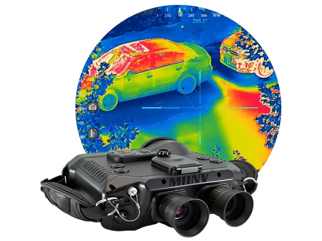 Multi-functional thermal binoculars