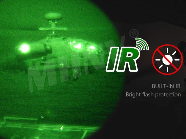 IR illuminator P43 P45 auto-gating