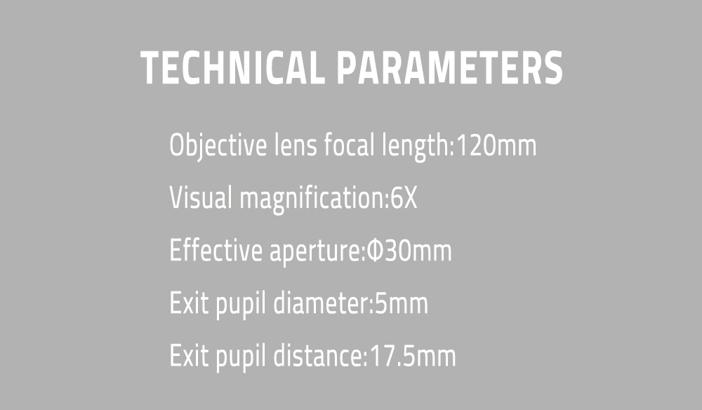 6x Binocular Front Collimator 6x Binocular Front Collimator