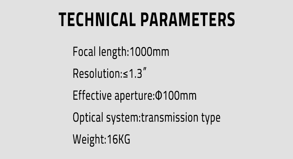 Coaxial Transmission Collimator Parallel Light Tube