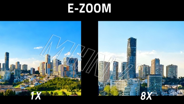 1x 8x zoom laser rangefinder monocular