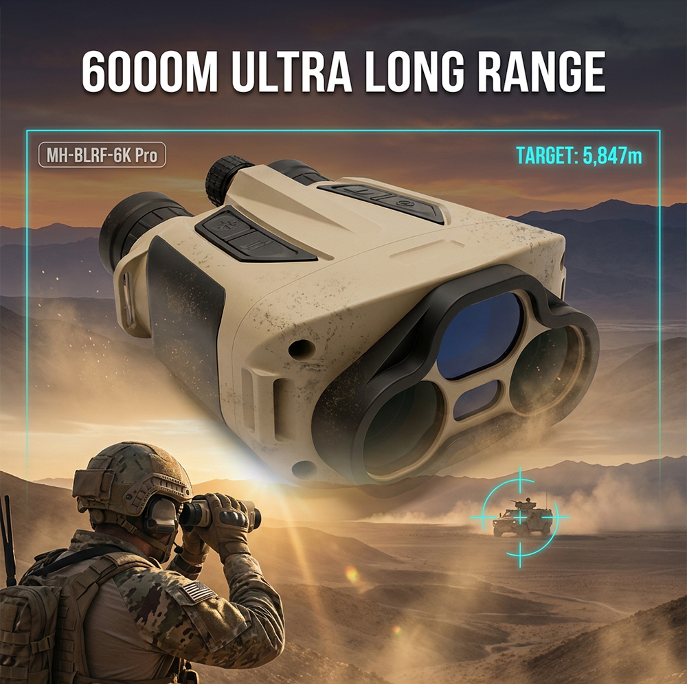 binocular laser rangefinder,6km laser rangefinder,long range laser rangefinder,laser distance meter 6000m,6km binocular range finder