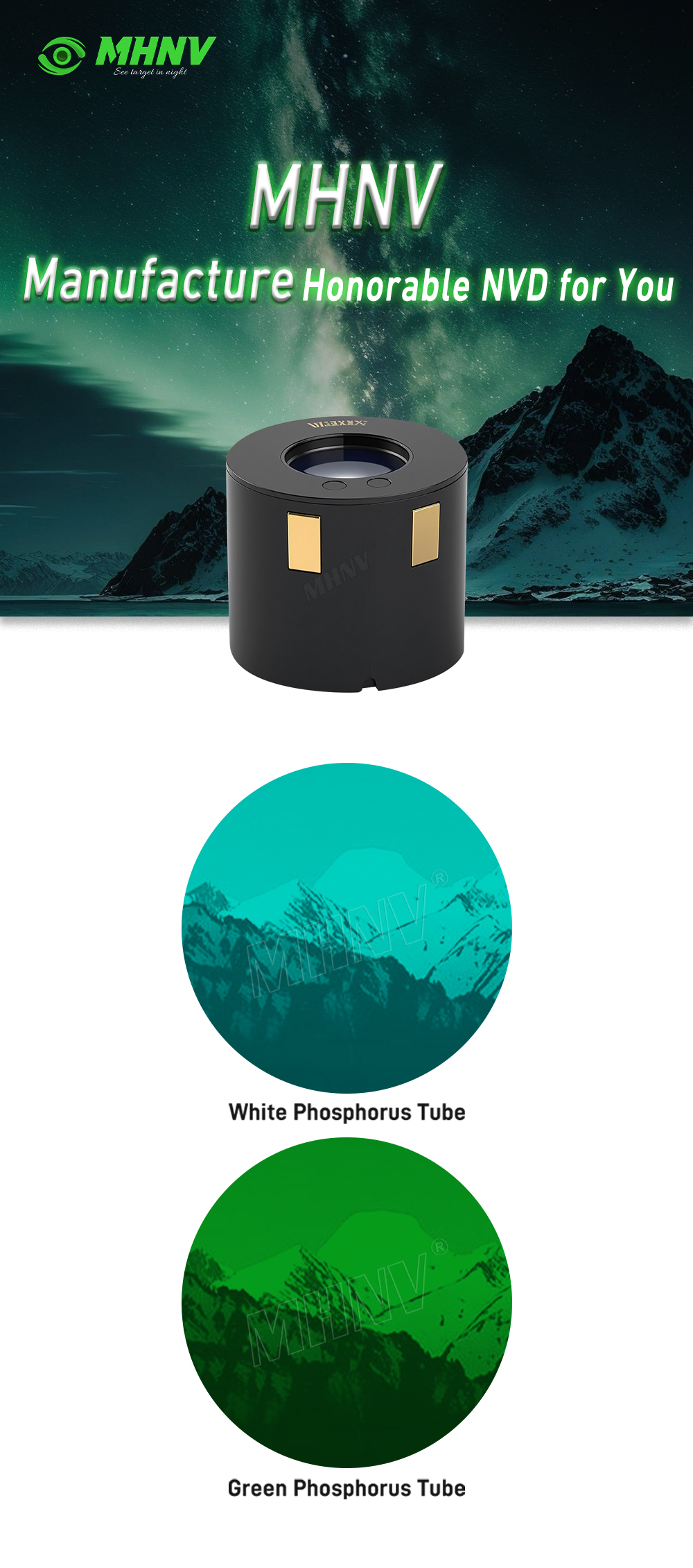 MHNV Image Intensifier Tube