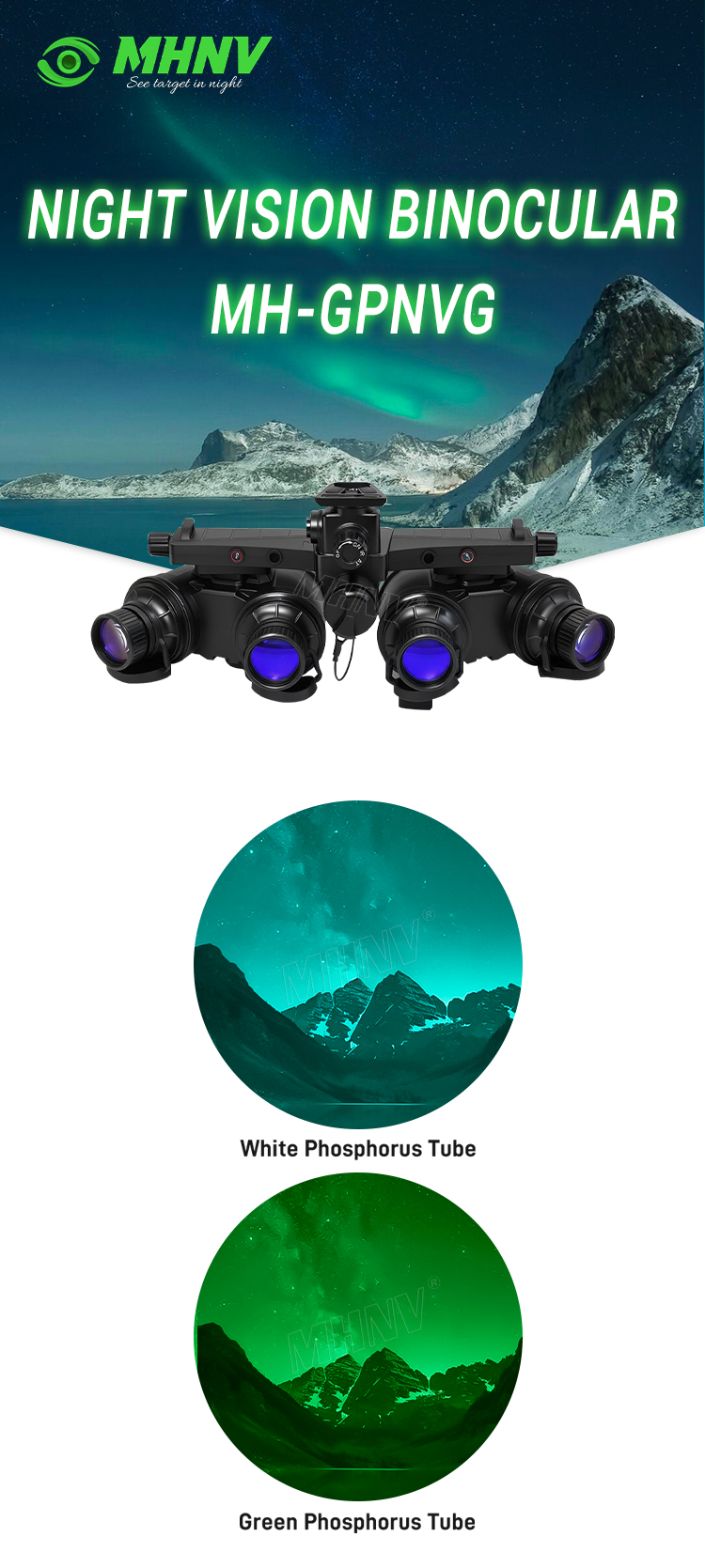 MHNV&reg; GPNVG Ground Panoramic Night Vision Goggles